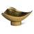 Regina Andrew Milo Steel Bowl, Brass, Large For Sale - Image 9 of 9