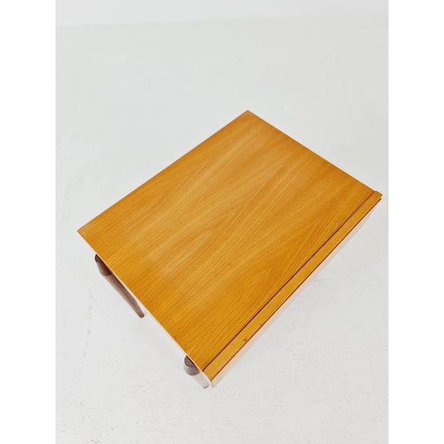 Mid 20th Century Mid-Century German Teak abd Ash Side Table by Wk Möbel, 1960s For Sale - Image 5 of 18