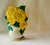 Sunflower Cast Iron Doorstop, 1940s Vintage Hand Painted Pitcher Form, American Farmhouse For Sale - Image 6 of 7