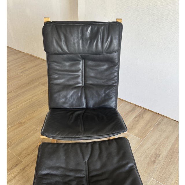 Set of Siesta Fiora Lounge Chair and Ottoman by Ingmar Relling, 2010s For Sale - Image 9 of 12