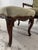 Green Late 19th Century Victorian Carved Walnut Armchair With Matching Ottoman For Sale - Image 8 of 18