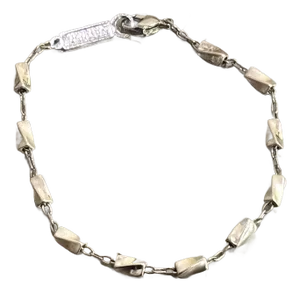 Napier Silver-Tone 1950s Chain Bracelet