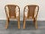 Wood Vintage Scandinavian Bamboo and Rattan Dining Chairs With Cane Backs – Set of 5 For Sale - Image 7 of 13