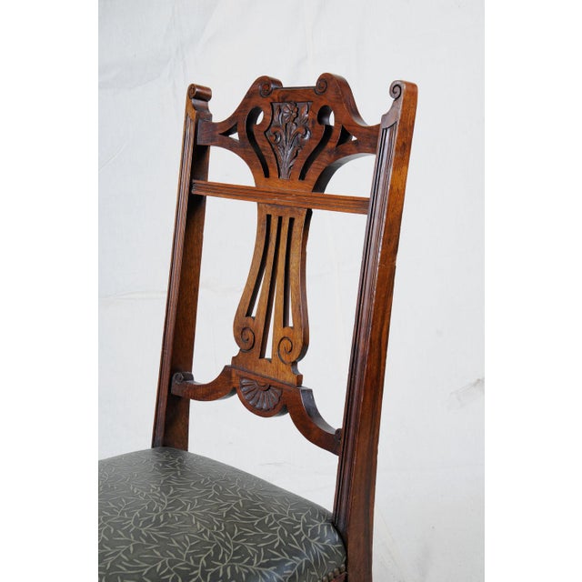 Art Nouveau 19th Century Art Nouveau Slipper Chair, Accent Piece For Sale - Image 3 of 5