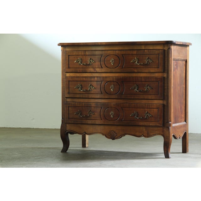 Vintage 18th Century French Provençal Louis XVI Walnut Commode For Sale - Image 16 of 16