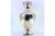 Rounded Silver Vase with Engraved Floral Rim Motifs, in Good conditions. Designed 1920 to 1949