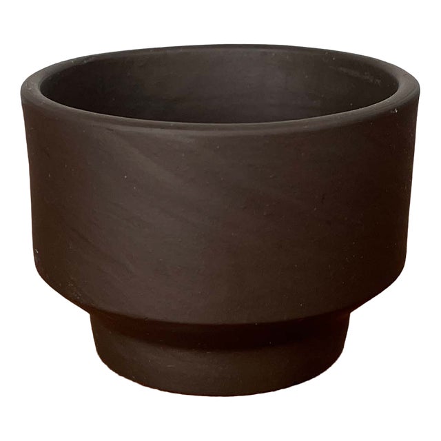 Mid-Century Modern German Studio Pottery Minimalist Vase from BKW Böttger Keramik Wandsbek, Hamburg, 1960s For Sale