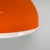 Italian Space Age Orange and White Plastic Pendant, 1970s For Sale - Image 12 of 18