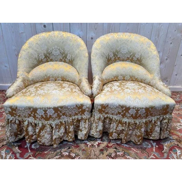 20th Century Crapaud Armchairs, Set of 2 For Sale - Image 10 of 10