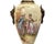 Rococo Pair of Antique French A. Daret Hand-Painted Porcelain & Gilt Bronze (Ormolu) Covered Urns With Romantic Rococo Scenes – 16" For Sale - Image 3 of 8