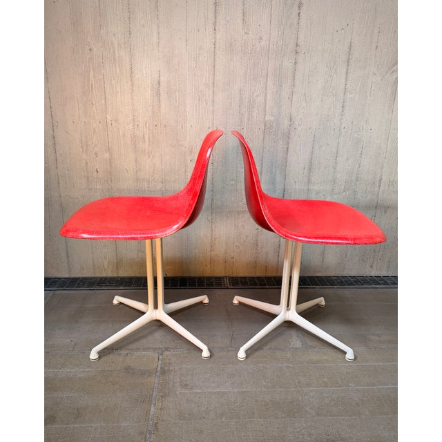 La Fonda Chairs for Vitra by Charles and Ray Eames, 1970s, Set of 2, in Very Good conditions. Designed 1960 to 1969 This...