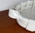 Vintage Italian White Ceramic Woven Basket Bowl For Sale - Image 9 of 18