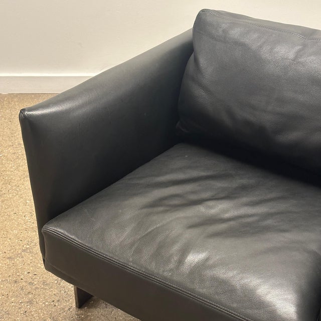 Thayer Coggin Pair of No. 989 T-Back Cube Lounge Chairs by Milo Baughman for Thayer Coggin For Sale - Image 4 of 12