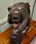 Large Edwardian Carved Linden Wood Bear, 1900 For Sale - Image 4 of 8
