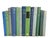 Mid-Century Modern Decorative Books - Vintage Spring Mix Book Bundle - 1 Foot of Blue and Green Books For Sale - Image 3 of 3