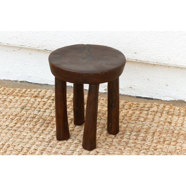 Rustic African Milking Stool For Sale In San Francisco - Image 6 of 8