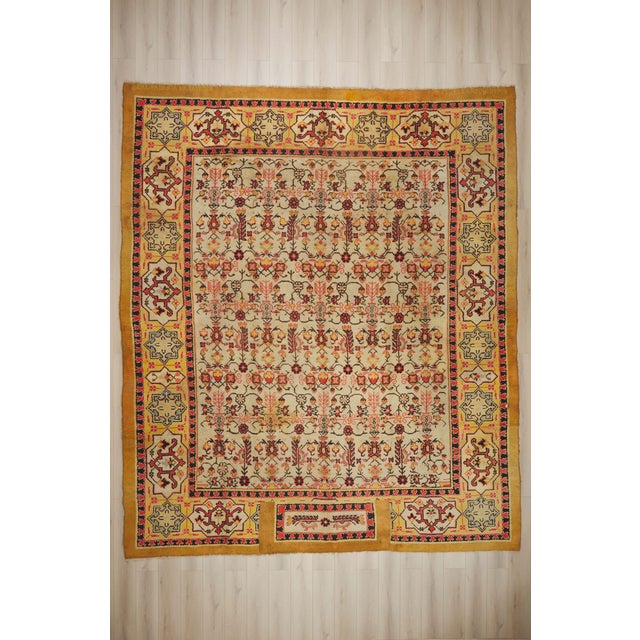 Antique Romanian Transylvanian Rug, 13'08 X 15'11 For Sale - Image 10 of 10