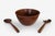 Arts & Crafts 1957 Arthur Espenet Carpenter Teak Bowl With Utensils- 3 Pieces For Sale - Image 3 of 10