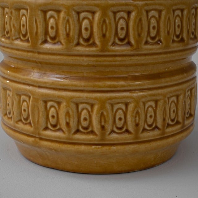 Brown 20th Century German Ceramic Table Lamp For Sale - Image 8 of 18