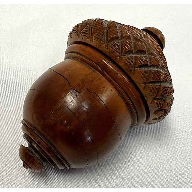 Victorian 19th Century Victorian Hand Made Wood Spice/ Nutmeg Grater For Sale - Image 3 of 14