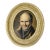 Early 19th C Portrait of John Newman, Oil on Board, Original Frame For Sale