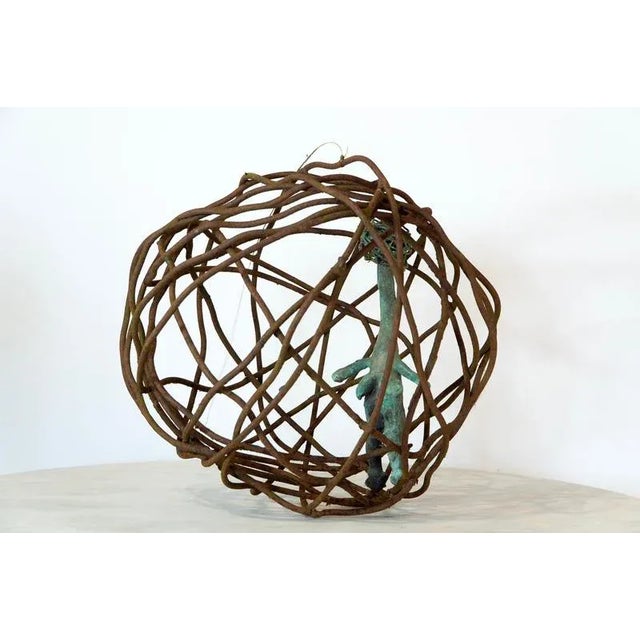 Óscar Aldonza Torres, Caged Woman 3, 2019, Bronze & Rusted Iron For Sale - Image 6 of 15