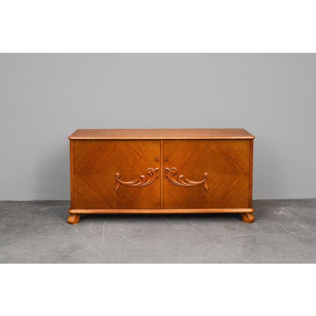 Item: Sideboard Period & Style: Art Deco Style - first half of the 20th century Features - refurbished sideboard in...