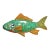 1950's 41" Hand Forged & Painted Upper Michigan Bait Store Fish Sign For Sale