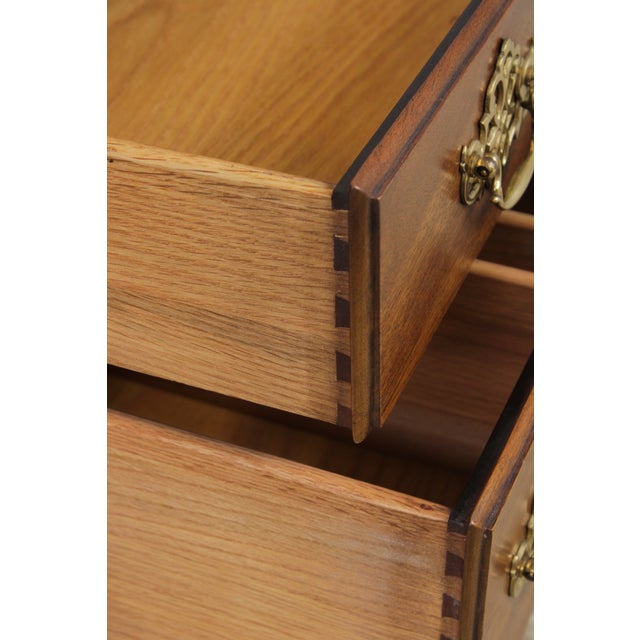 Wood Councill Craftsmen Mahogany Chippendale Style Lowboy For Sale - Image 7 of 17
