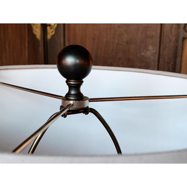 Mid 20th Century Mid-20th Century Chinese Cloisonné Table Lamp For Sale - Image 5 of 15