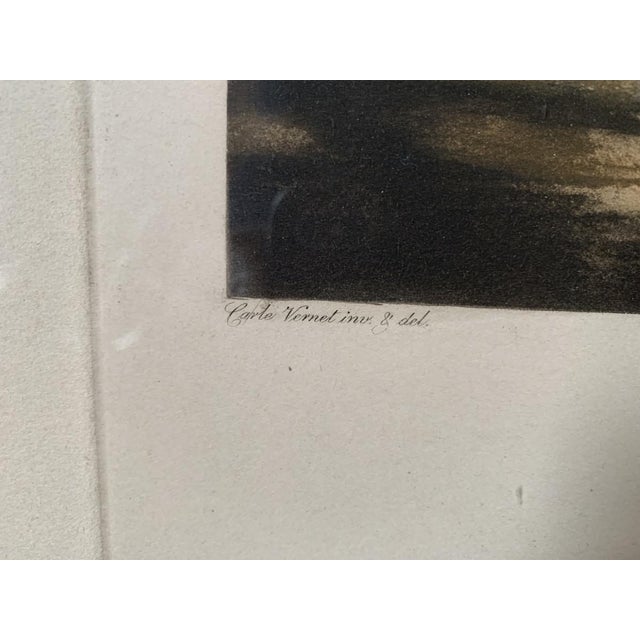 Carle Vernet, Departure of Seven Horses, Engraving, Late 1800s For Sale - Image 11 of 16