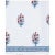 Not Yet Made - Made To Order Nargis Queen Bed Orange & Blue Fitted Sheet For Sale - Image 5 of 6
