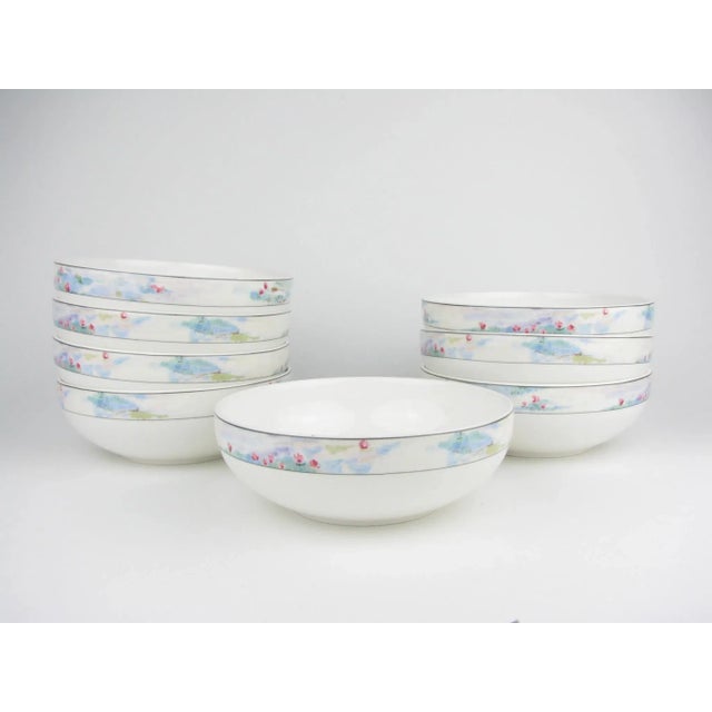 Vintage Mikasa Maxima Monet Impressionism Dinnerware Set - 86 Pieces For Sale In Chicago - Image 6 of 12