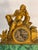 Antique Charles X Period Ormolu and Malachite Figural Mantel Clock For Sale - Image 9 of 9