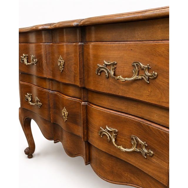 Louis XV Crossbow-Shaped Commode, 1920s For Sale - Image 4 of 10