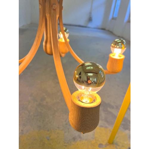 This chandelier from domus masterfully combines german tradition with the clean aesthetics of mid-century design. Crafted...