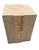 The substantial architectural base is clad in warm beige natural stone accented with dramatic vertical bands of rough-cut...