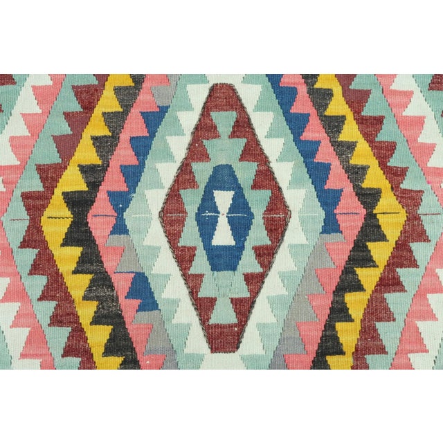 Vintage Turkish Barak Nomad's Flatweave Kilim Rug For Sale - Image 9 of 13