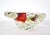 Handmade Clear & Orange Glass Ashtray For Sale - Image 4 of 11