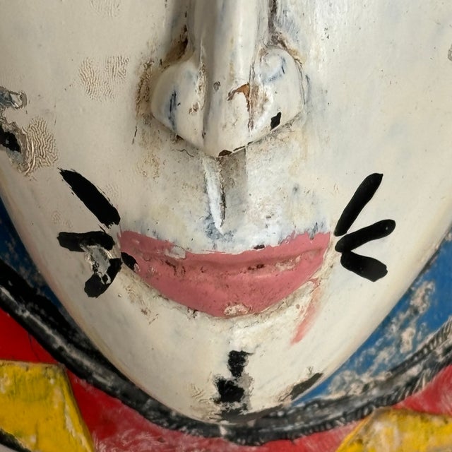 African Guru Portrait Mask Côte d'Ivoire For Sale - Image 11 of 17