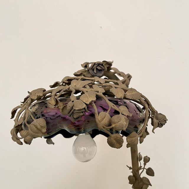 French Art Nouveau Table Lamp, 1910 For Sale - Image 15 of 18