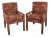 Pair of Upholstered Club Chairs by Parson For Sale