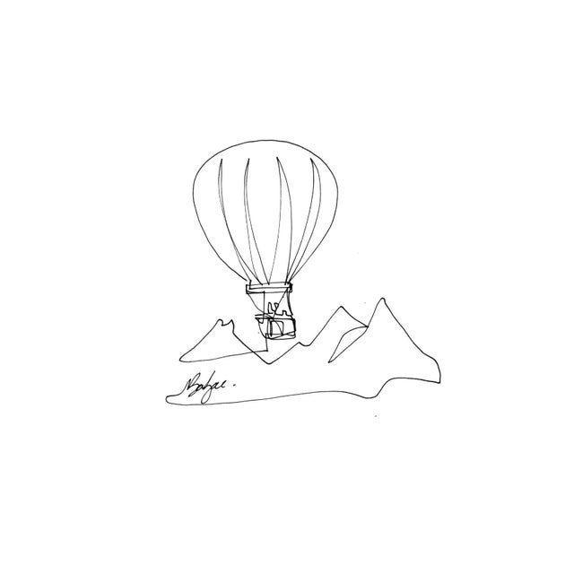 Black Balzac, Hot Air Balloon, 2023, Print For Sale - Image 8 of 10