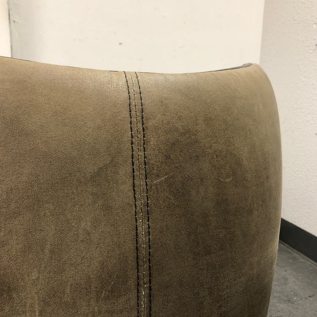 Restoration Hardware Mini 1950s Copenhagen Leather Chair Chairish