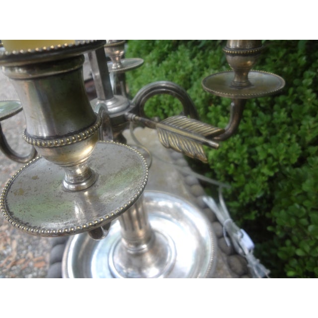 19th Century 19th Century French Louis XVI Style Bouillotte Lamp For Sale - Image 5 of 12