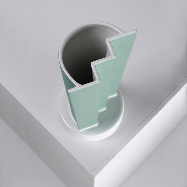 Ceramic Ceramic Vase by Ettore Sottsass for Alessio Sarri, 1990s For Sale - Image 7 of 12