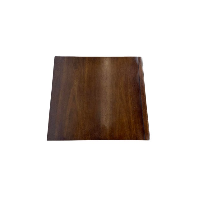 Broyhill Premier Emphasis Mid-Century Modern Walnut Cabinet End Table For Sale - Image 18 of 18