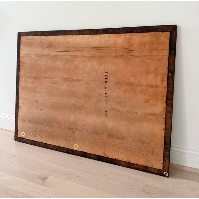 Traditional Federal Style Parcel Gilt Rectangle Mirror For Sale - Image 3 of 3