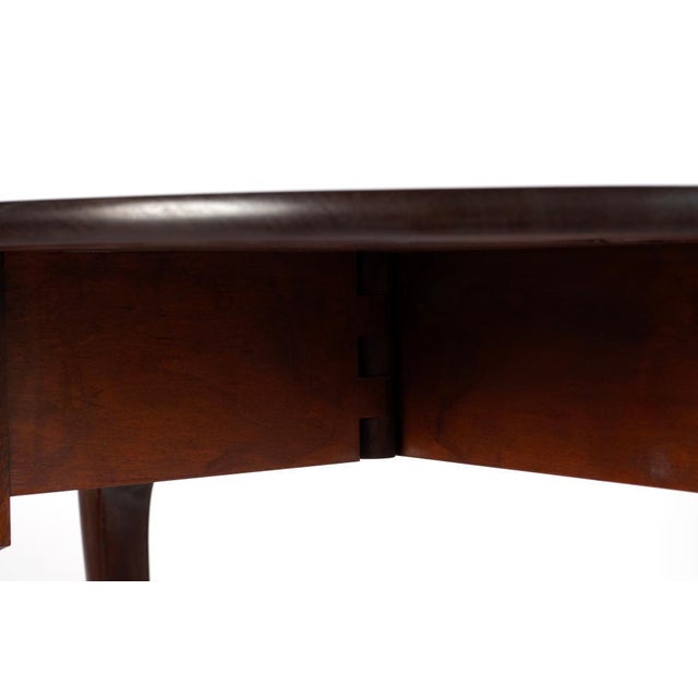 Queen Anne Dropleaf Console Table Custom Made by David LeFort of Hanover, Massachusetts For Sale In Saint Louis - Image 6 of 9