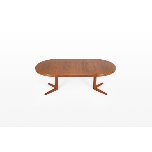 Elegant round dining table produced by bramin in denmark during the 1960s. Crafted in warm teak, this timeless...